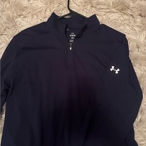 Under Armour Dark Blue Quarter-Zip Pullover